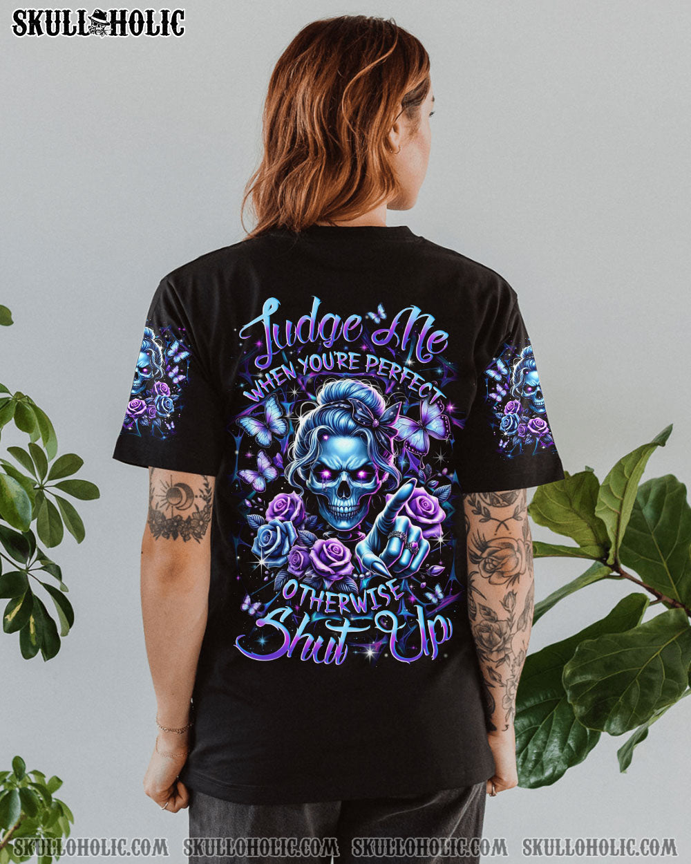 BLISSCORNERS JUDGE ME WHEN SKULL ALL OVER PRINT