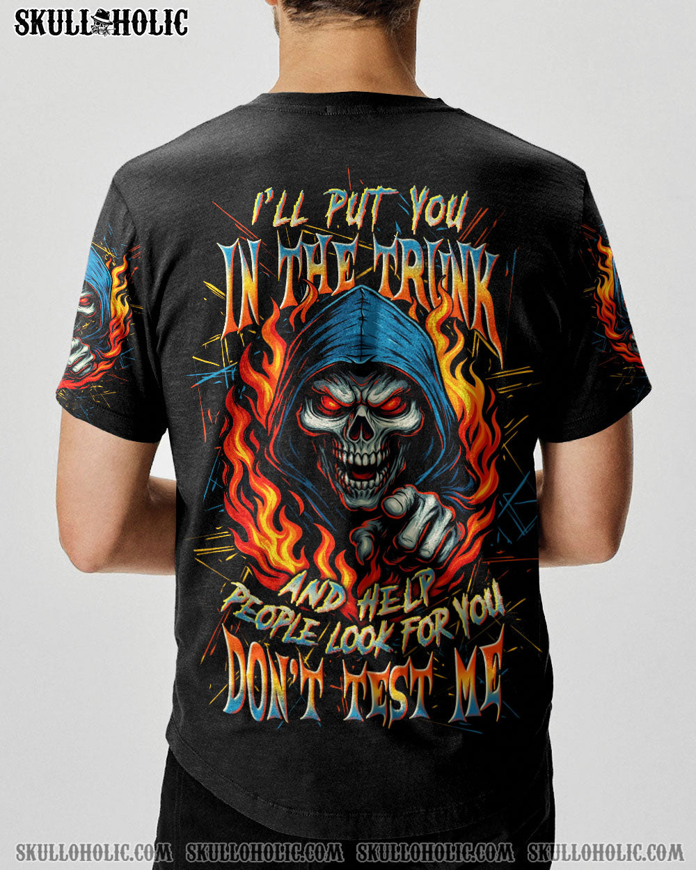 BLISSCORNERS I'LL PUT YOU IN THE TRUNK REAPER ALL OVER PRINT