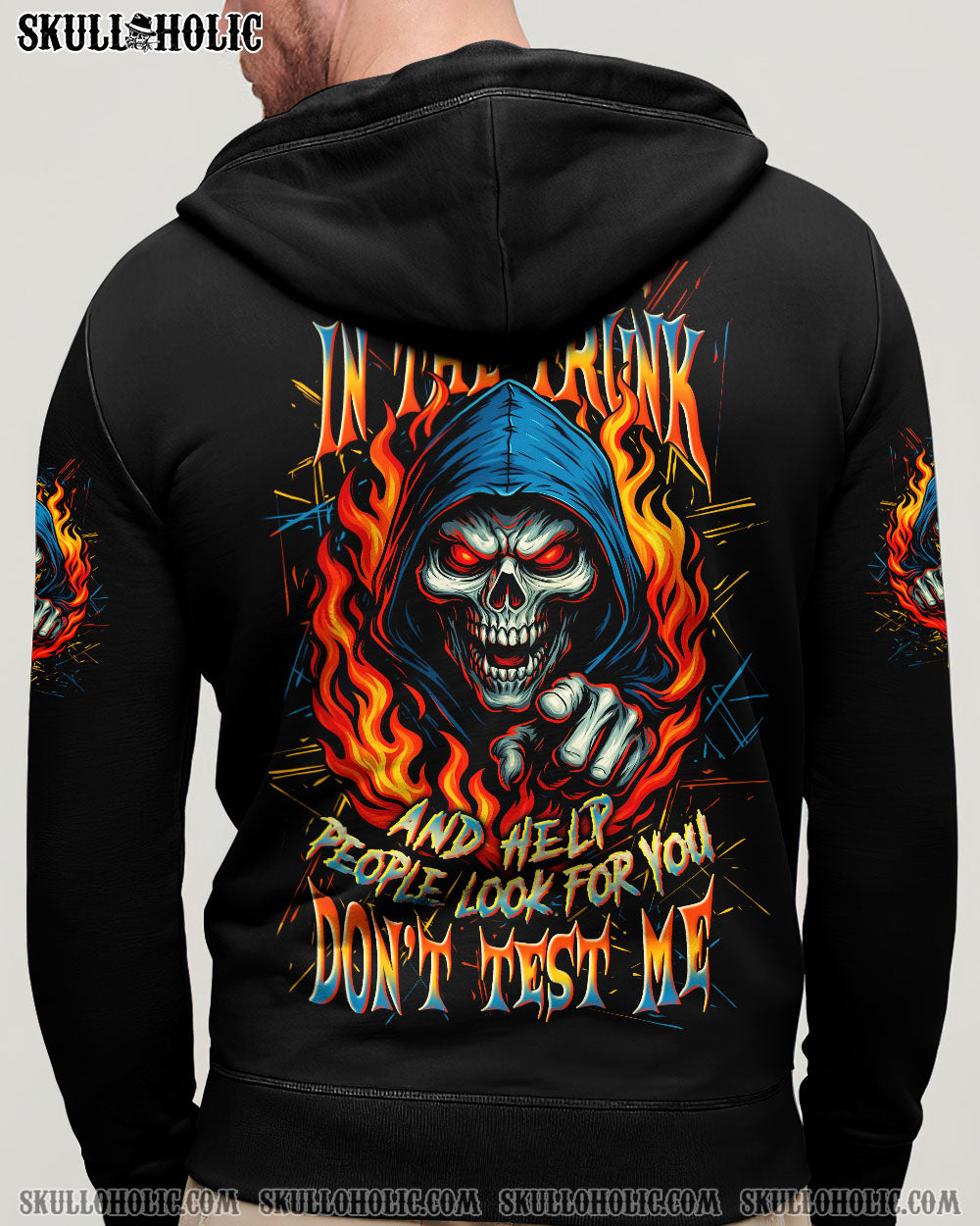 BLISSCORNERS I'LL PUT YOU IN THE TRUNK REAPER ALL OVER PRINT
