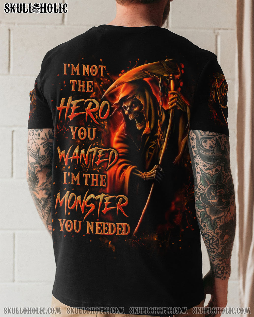 BLISSCORNERS I'M NOT THE HERO YOU WANTED ALL OVER PRINT