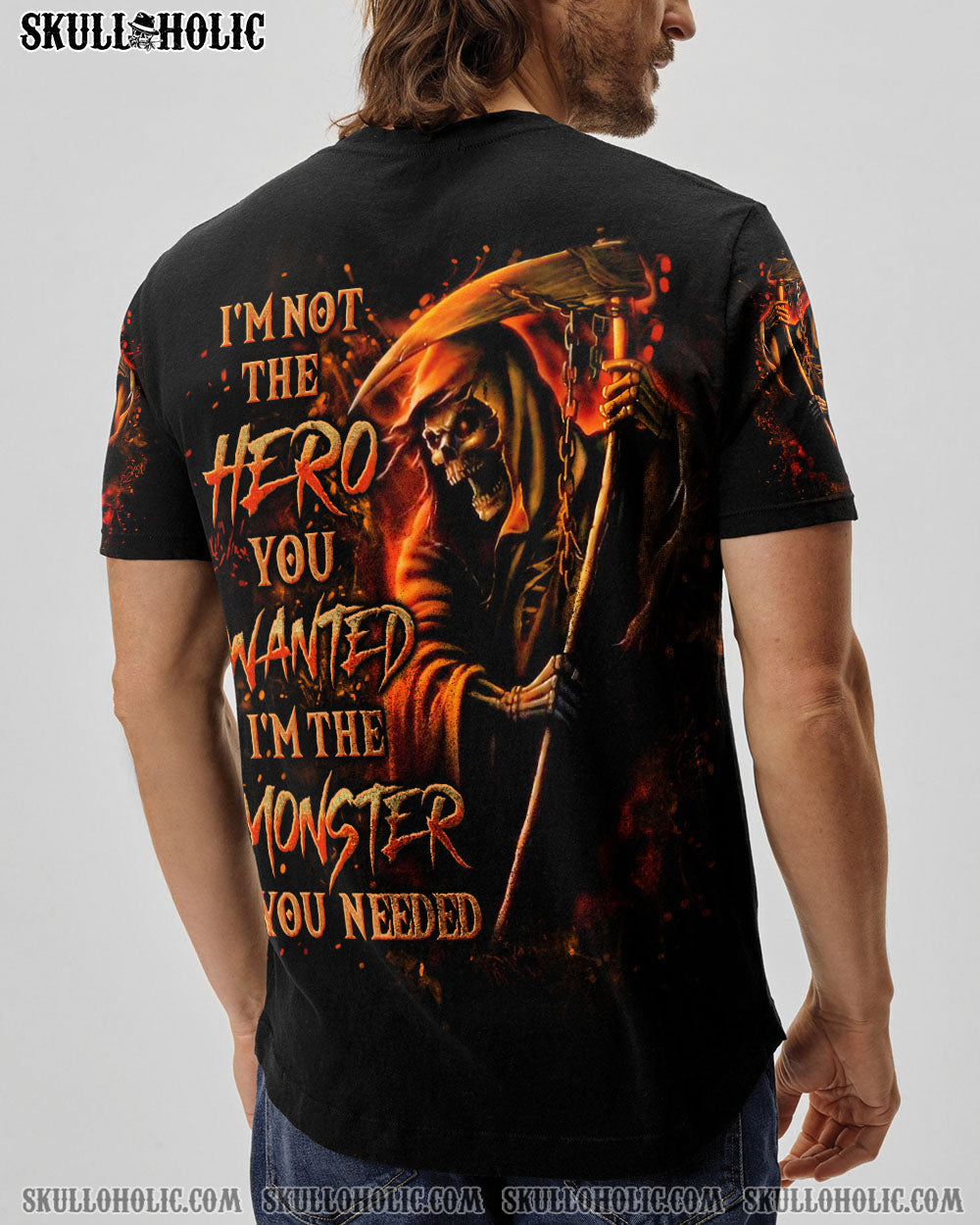 BLISSCORNERS I'M NOT THE HERO YOU WANTED ALL OVER PRINT