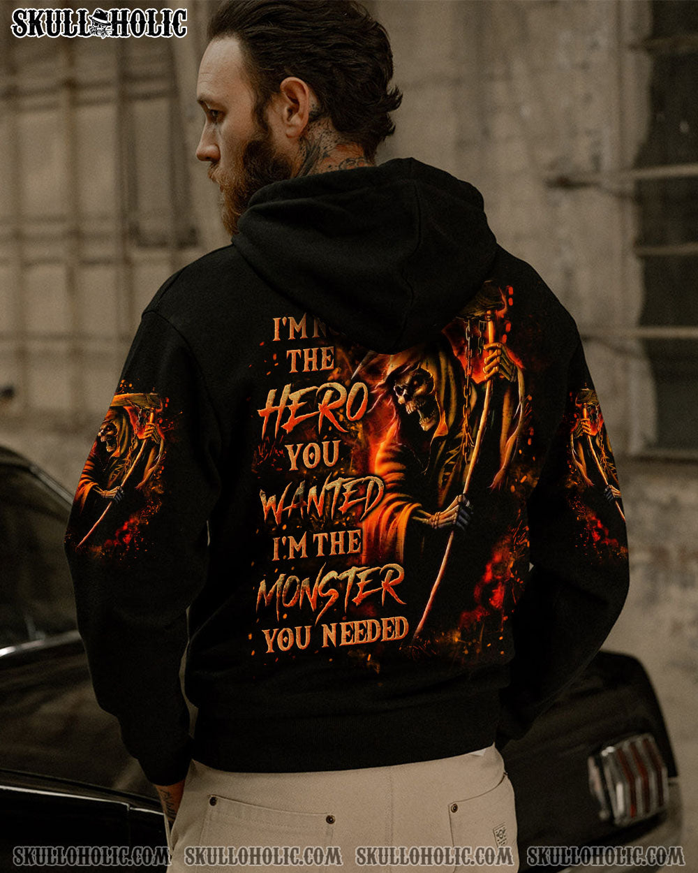 BLISSCORNERS I'M NOT THE HERO YOU WANTED ALL OVER PRINT