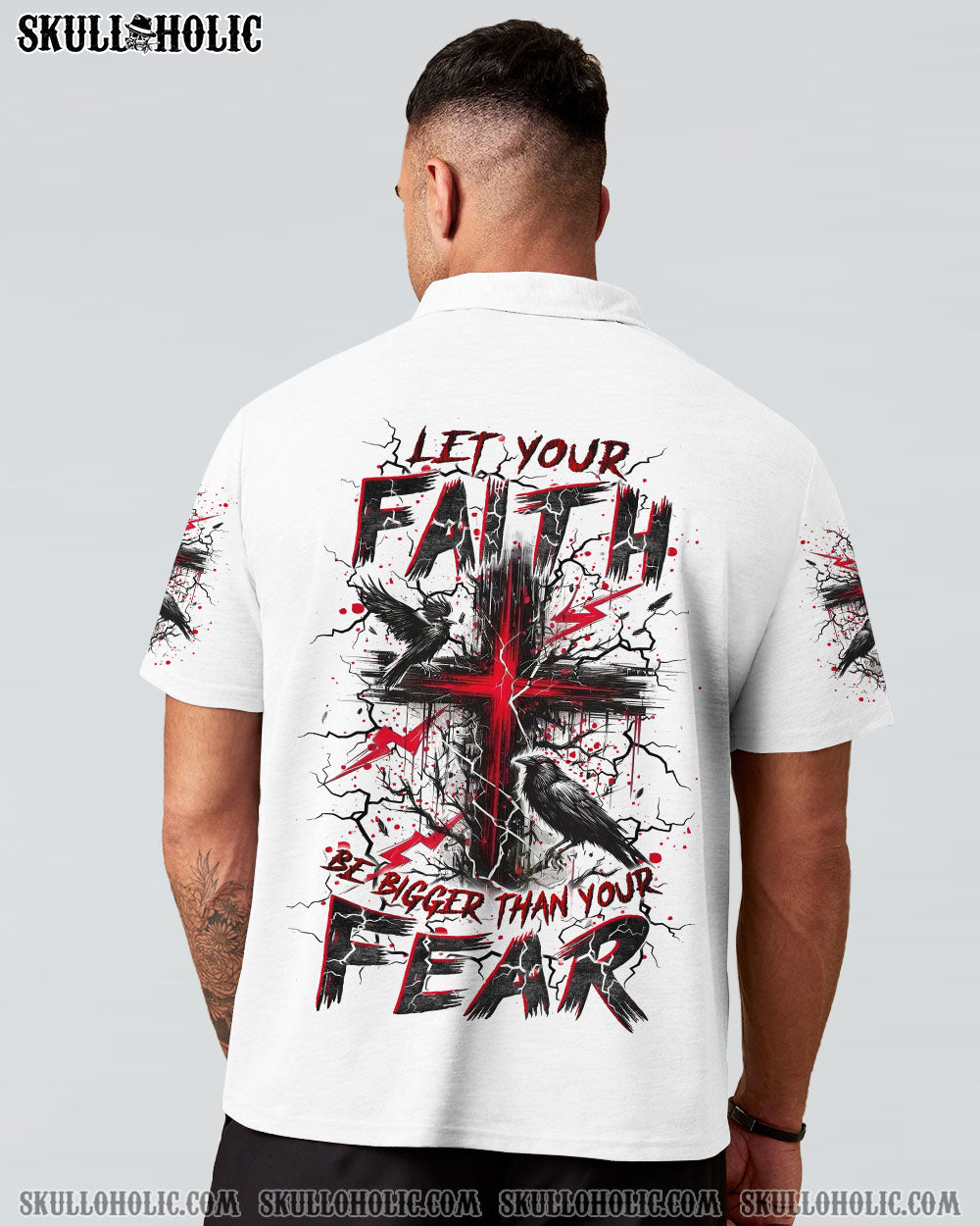 BLISSCORNERS LET YOUR FAITH BE BIGGER THAN YOUR FEAR ALL OVER PRINT