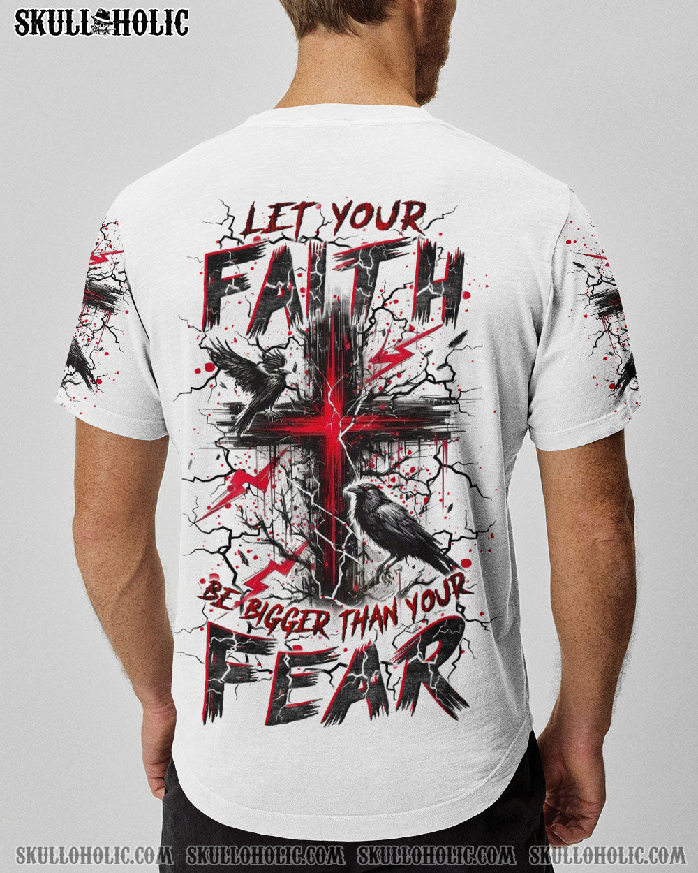 BLISSCORNERS LET YOUR FAITH BE BIGGER THAN YOUR FEAR ALL OVER PRINT