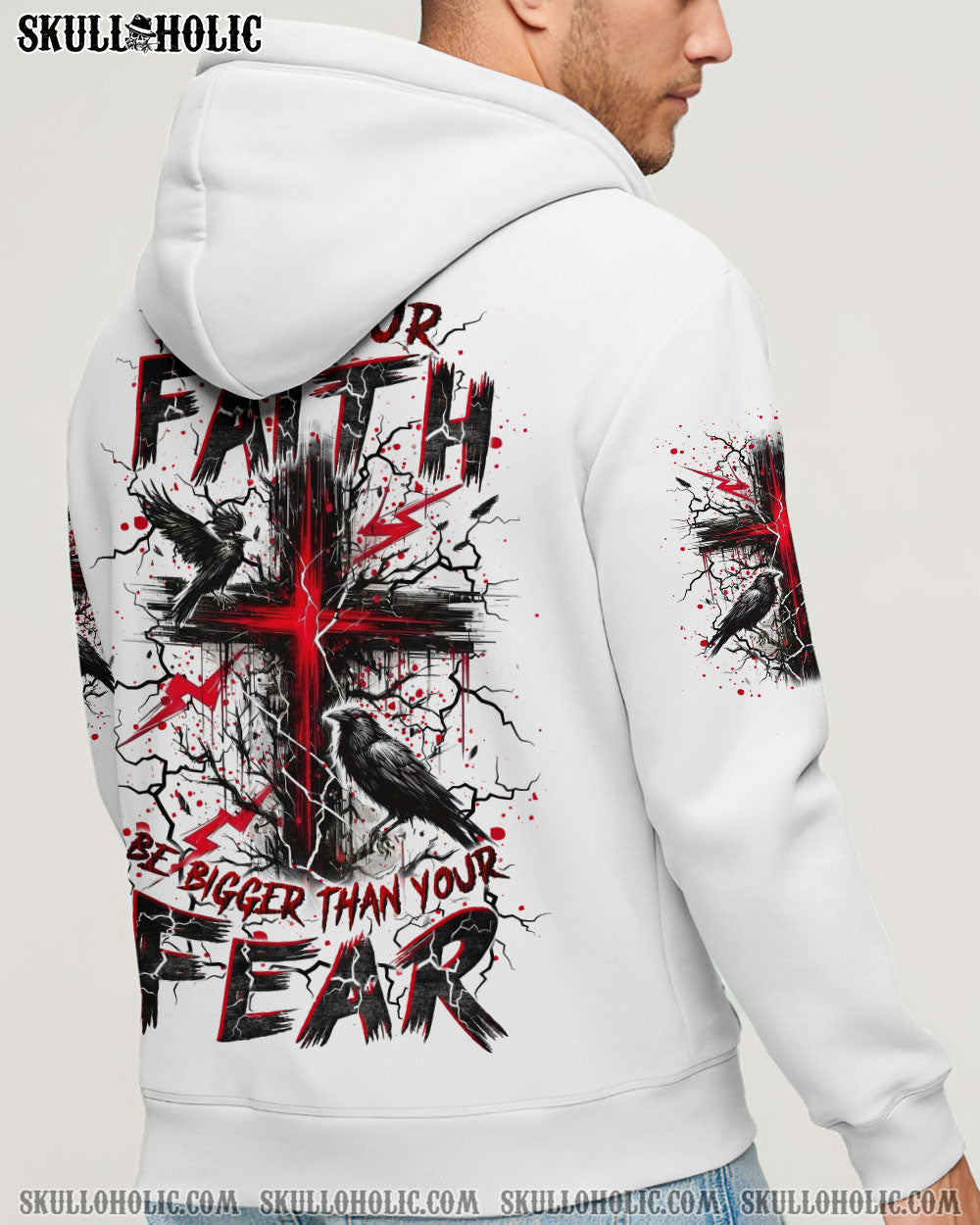 BLISSCORNERS LET YOUR FAITH BE BIGGER THAN YOUR FEAR ALL OVER PRINT