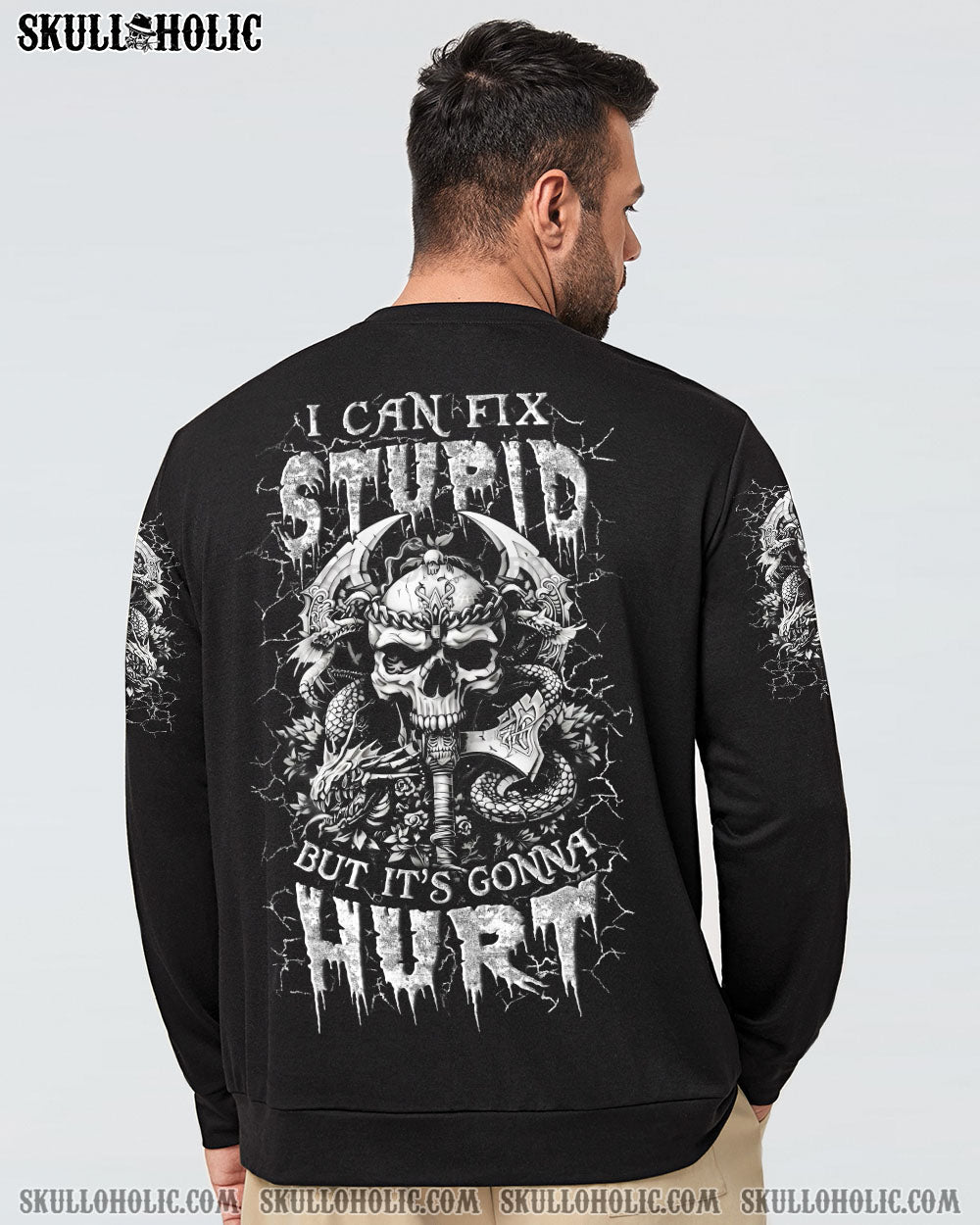 BLISSCORNERS I CAN FIX STUPID BUT IT'S GONNA HURT ALL OVER PRINT