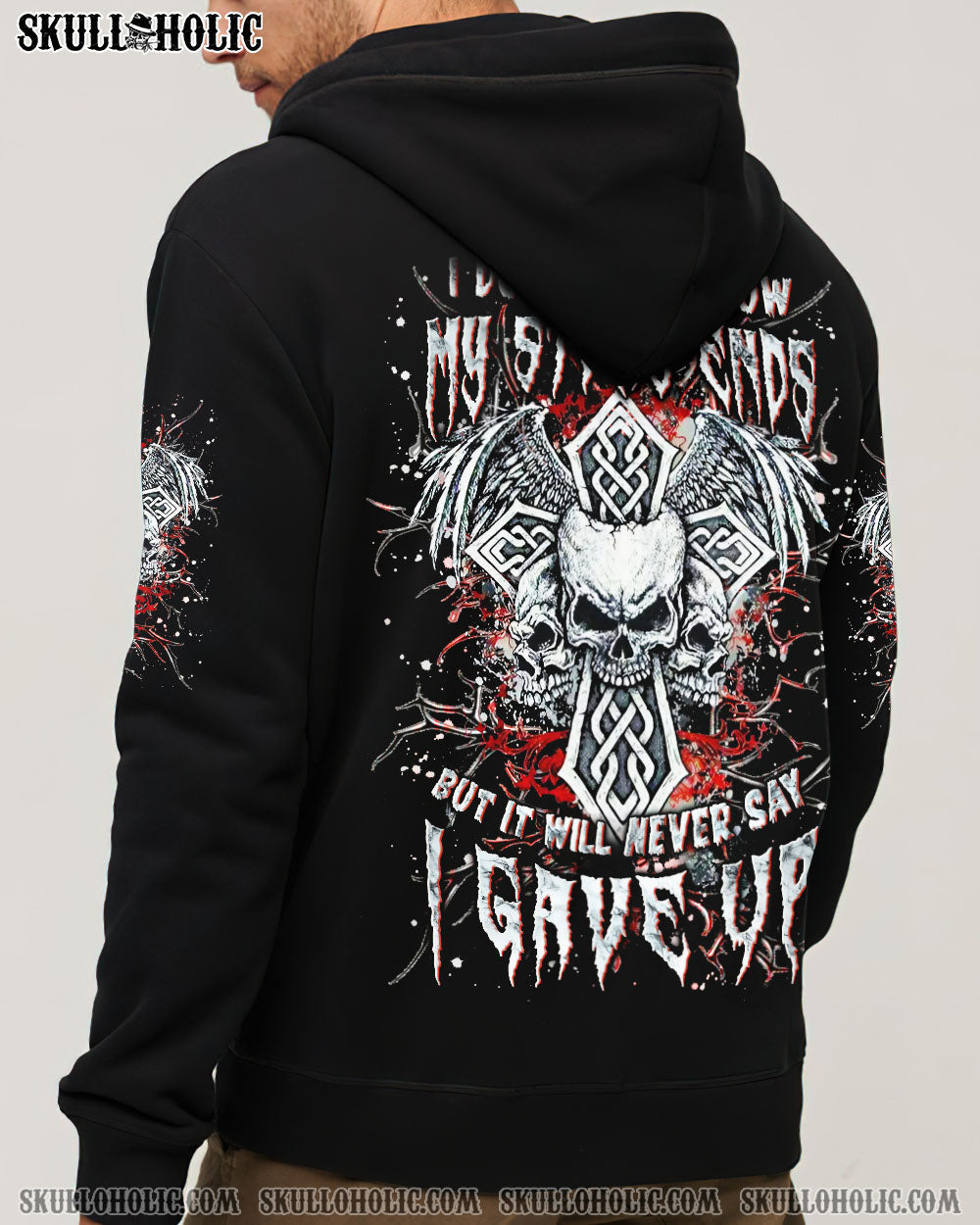 BLISSCORNERS I DON'T KNOW HOW MY STORY ENDS VIKING SKULL ALL OVER PRINT