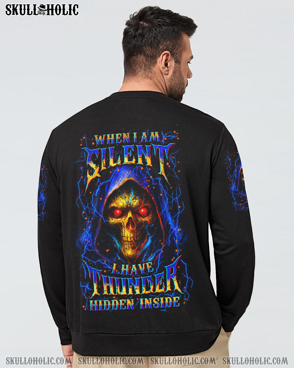 BLISSCORNERS WHEN I AM SILENT I HAVE THUNDER HIDDEN INSIDE ALL OVER PRINT