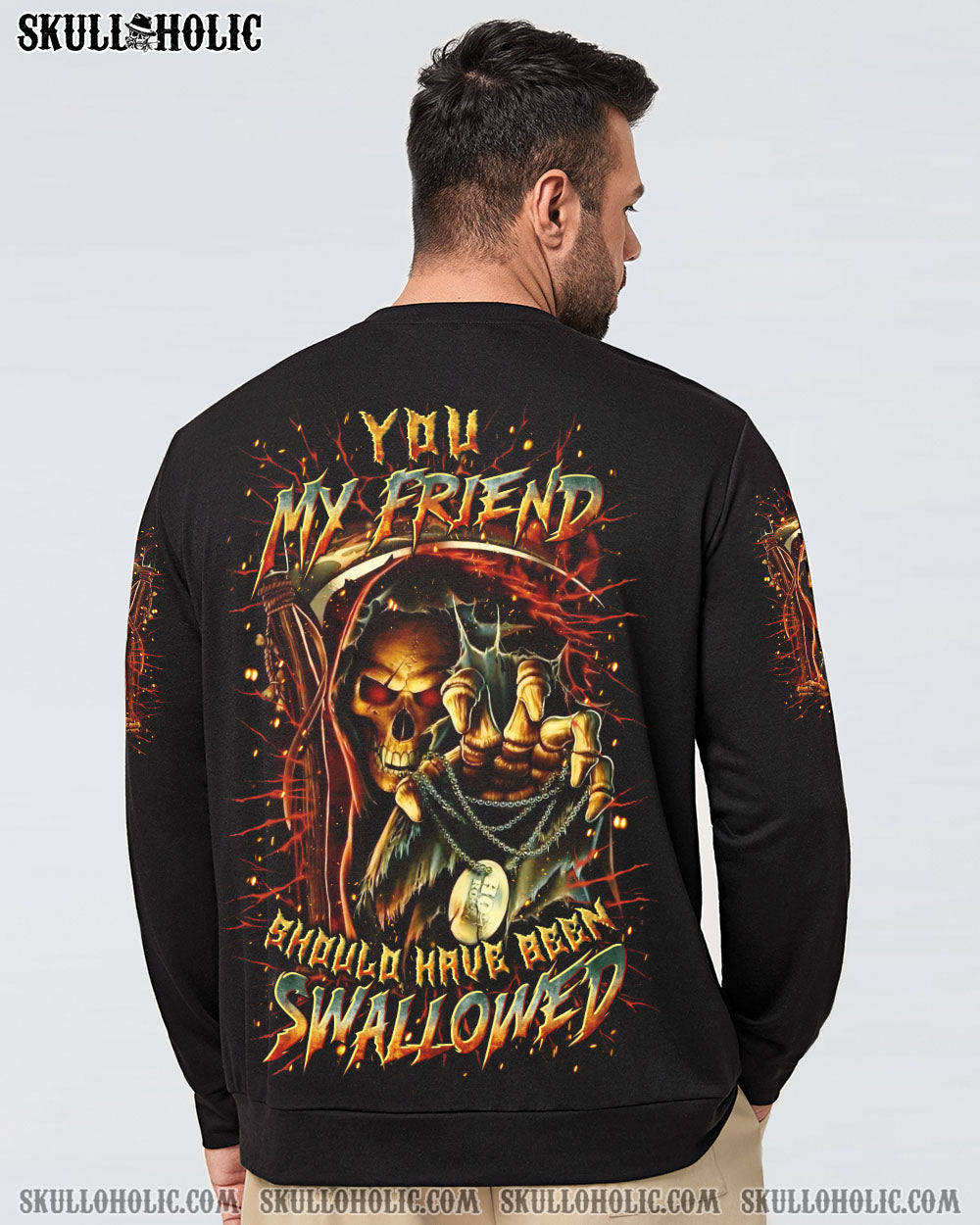 BLISSCORNERS YOU MY FRIEND SHOULD HAVE BEEN SWALLOWED ALL OVER PRINT