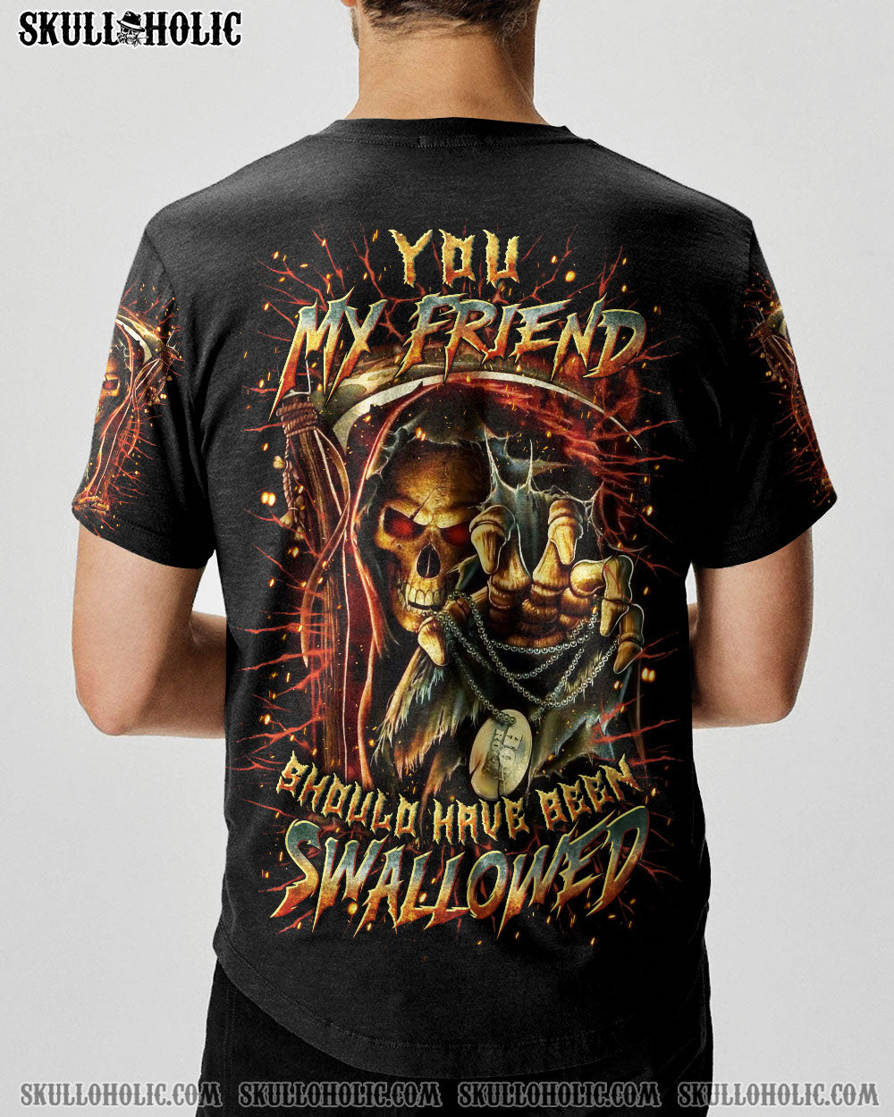 BLISSCORNERS YOU MY FRIEND SHOULD HAVE BEEN SWALLOWED ALL OVER PRINT
