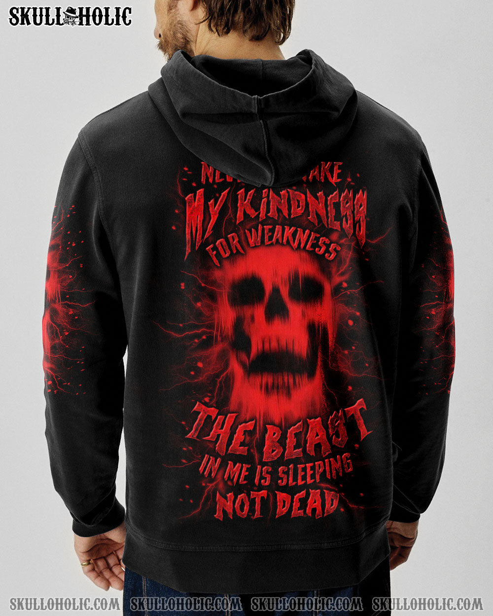 BLISSCORNERS THE BEAST IN ME IS SLEEPING NOT DEAD ALL OVER PRINT