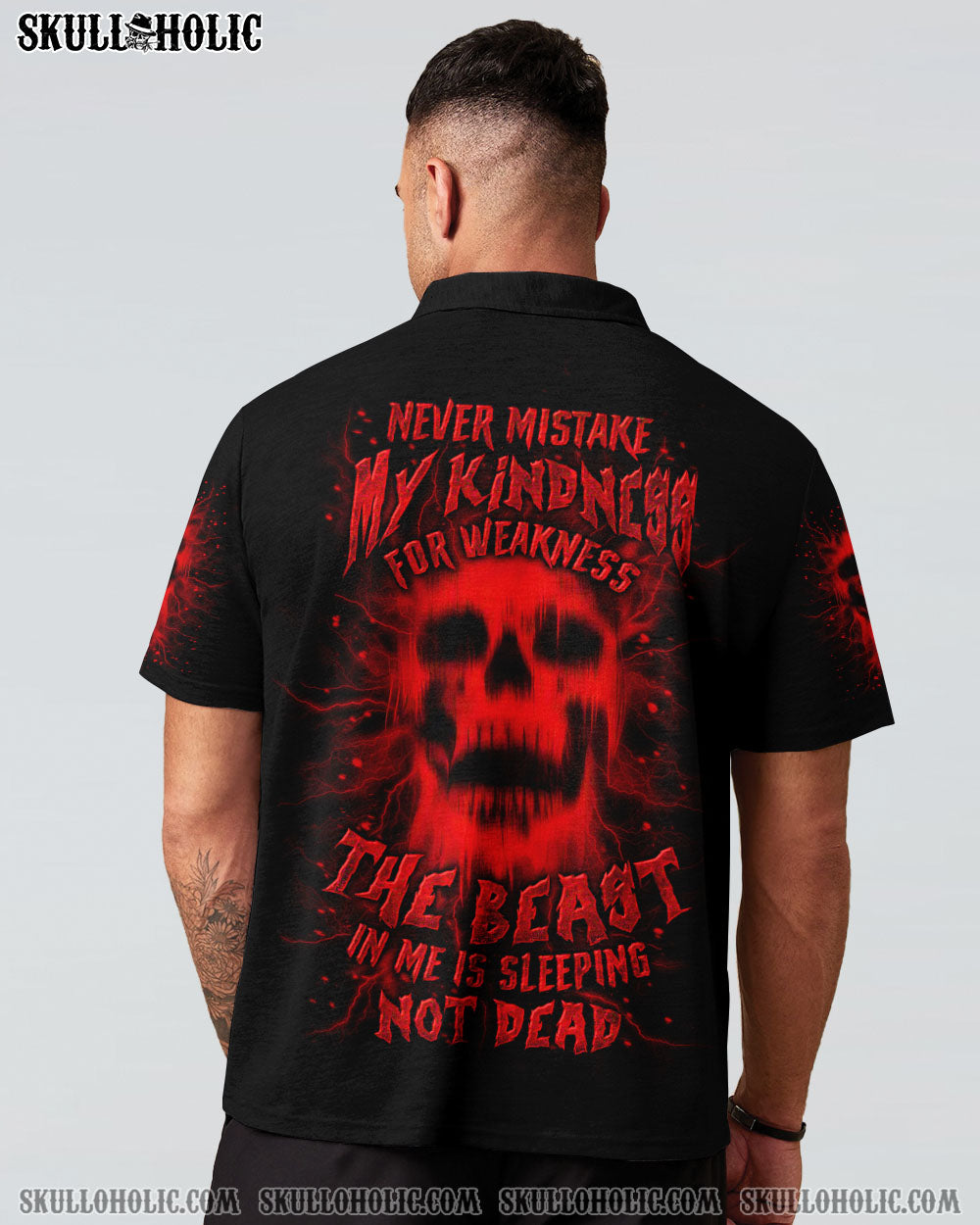 BLISSCORNERS THE BEAST IN ME IS SLEEPING NOT DEAD ALL OVER PRINT