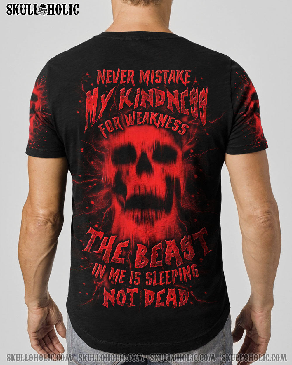 BLISSCORNERS THE BEAST IN ME IS SLEEPING NOT DEAD ALL OVER PRINT