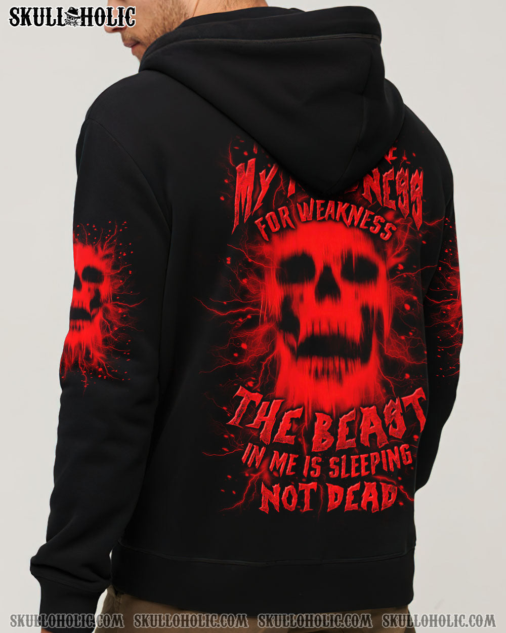 BLISSCORNERS THE BEAST IN ME IS SLEEPING NOT DEAD ALL OVER PRINT