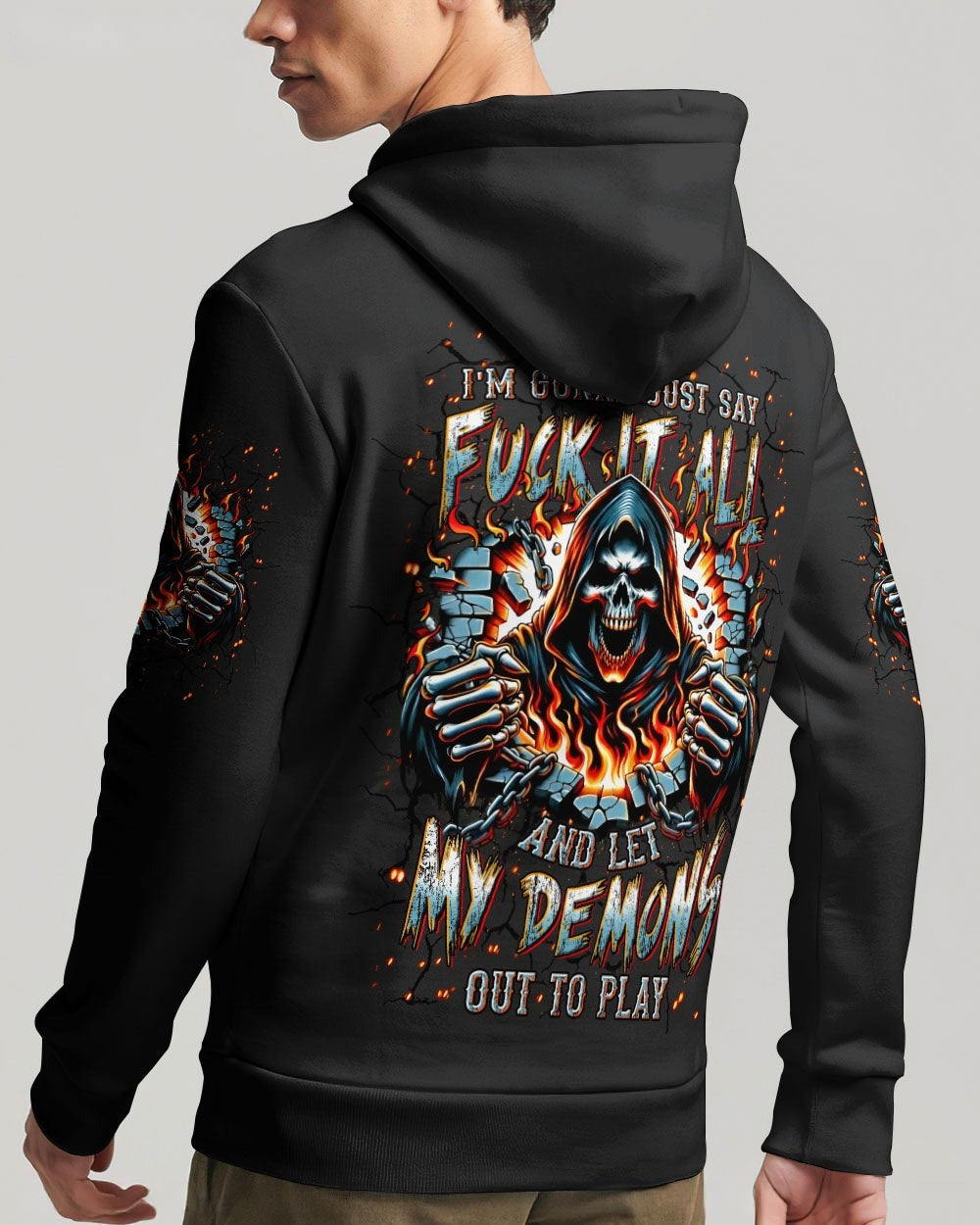 BLISSCORNERS ONE DAY I'M GONNA JUST SAY REAPER ALL OVER PRINT