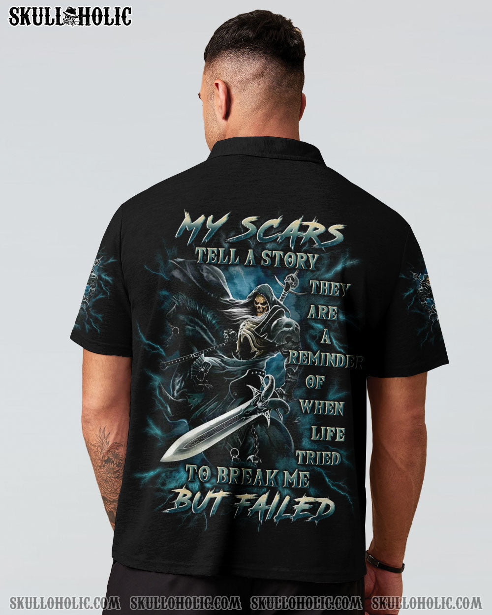 BLISSCORNERS MY SCARS TELL A STORY ALL OVER PRINT