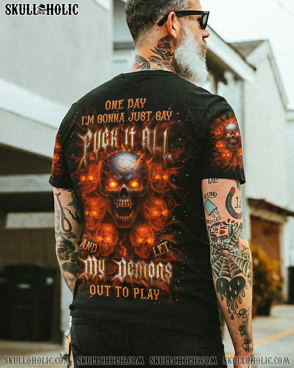 BLISSCORNERS ONE DAY I'M GONNA JUST SAY ALL OVER PRINT