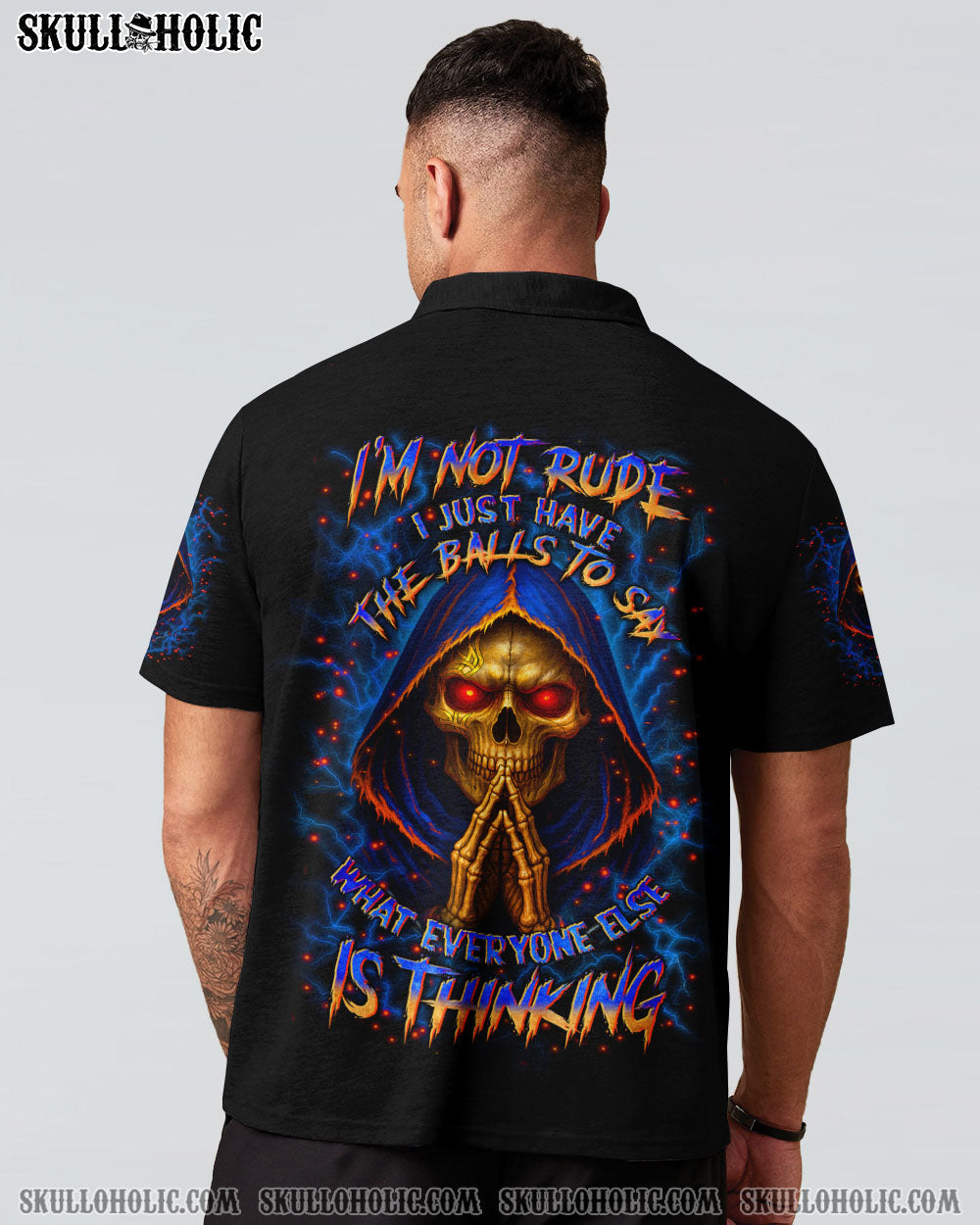 BLISSCORNERS I'M NOT RUDE I JUST HAVE THE BALLS ALL OVER PRINT