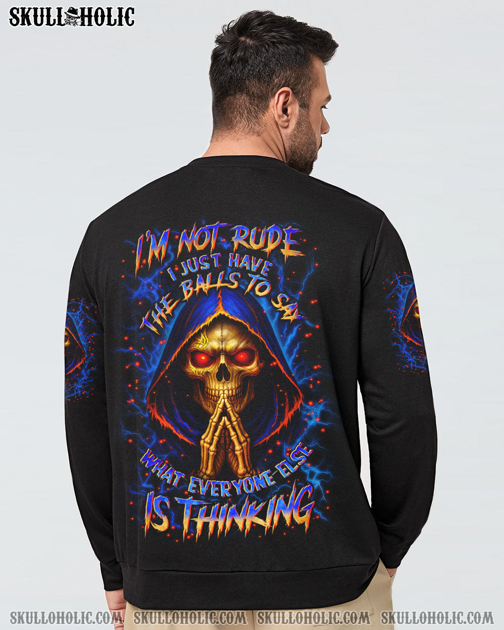 BLISSCORNERS I'M NOT RUDE I JUST HAVE THE BALLS ALL OVER PRINT