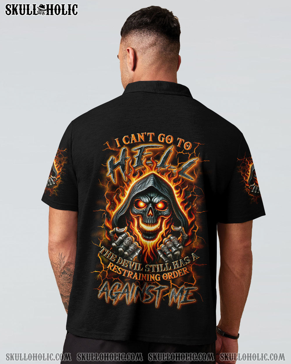 BLISSCORNERS I CAN'T GO TO HELL SKULL REAPER ALL OVER PRINT