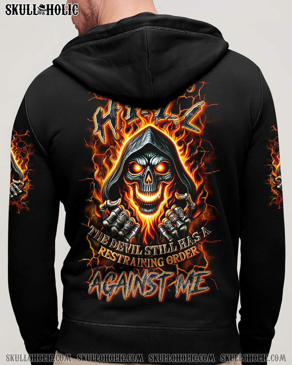 BLISSCORNERS I CAN'T GO TO HELL SKULL REAPER ALL OVER PRINT