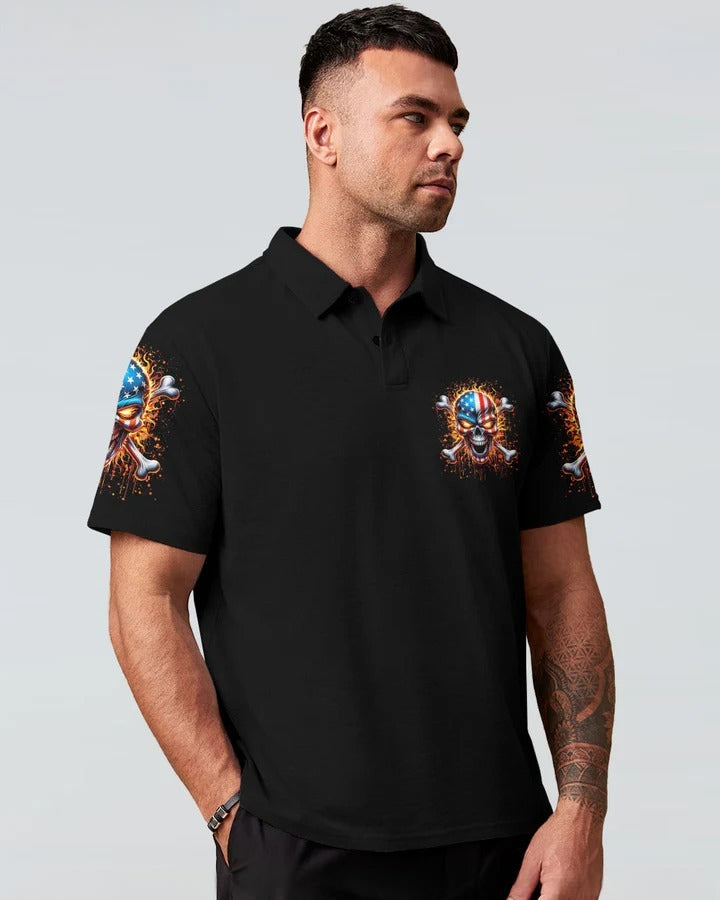 BLISSCORNERS AMERICA LIVE IT LOVE IT OR GET THE HELL OUT SKULL ALL OVER PRINT