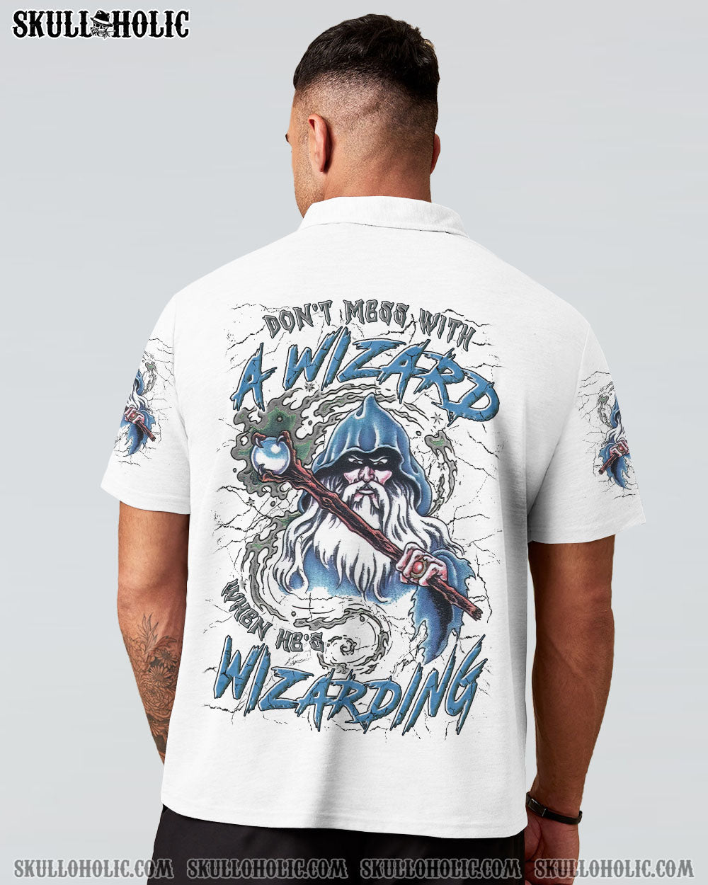 BLISSCORNERS DON'T MESS WITH A WIZARD HALLOWEEN ALL OVER PRINT