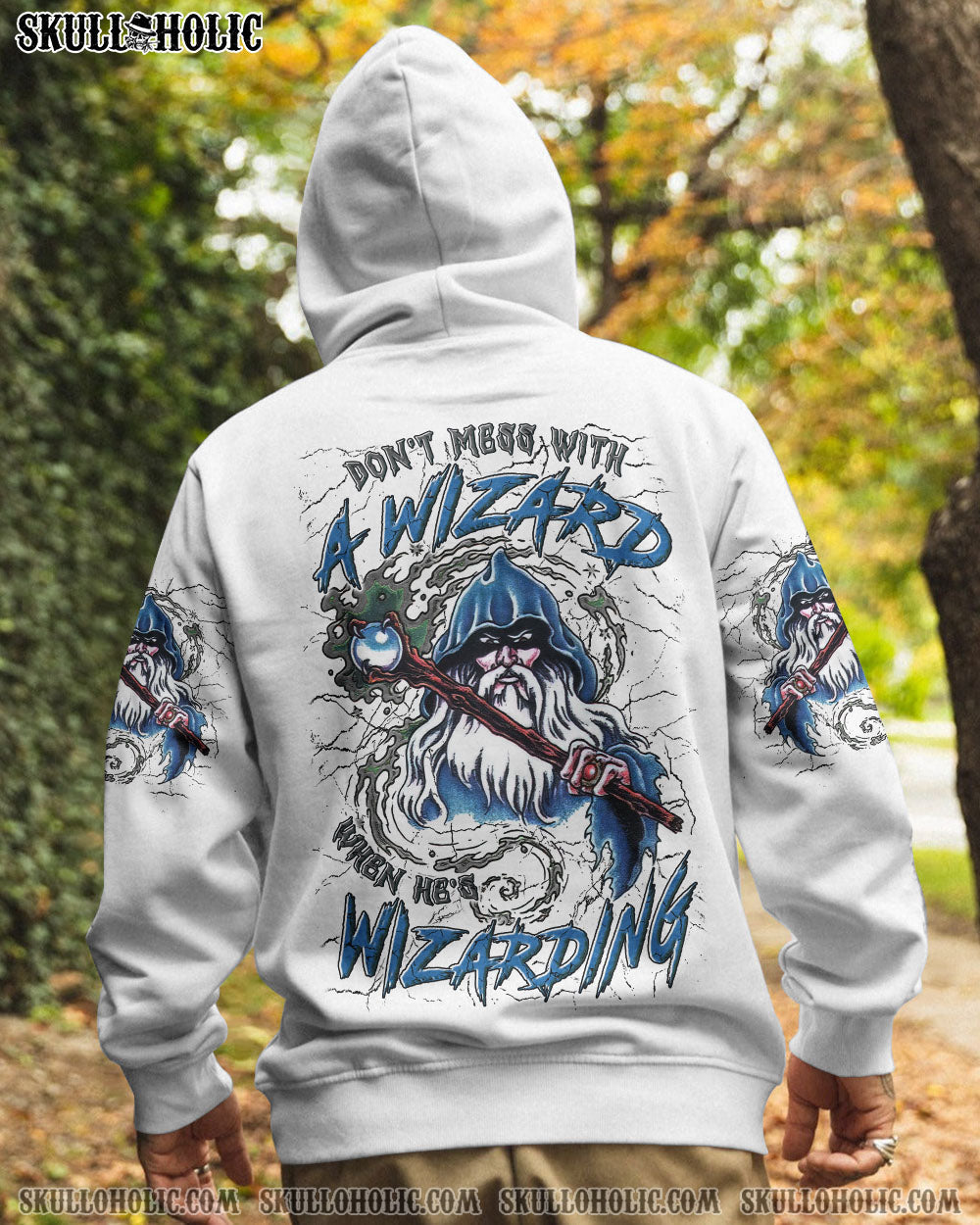 BLISSCORNERS DON'T MESS WITH A WIZARD HALLOWEEN ALL OVER PRINT