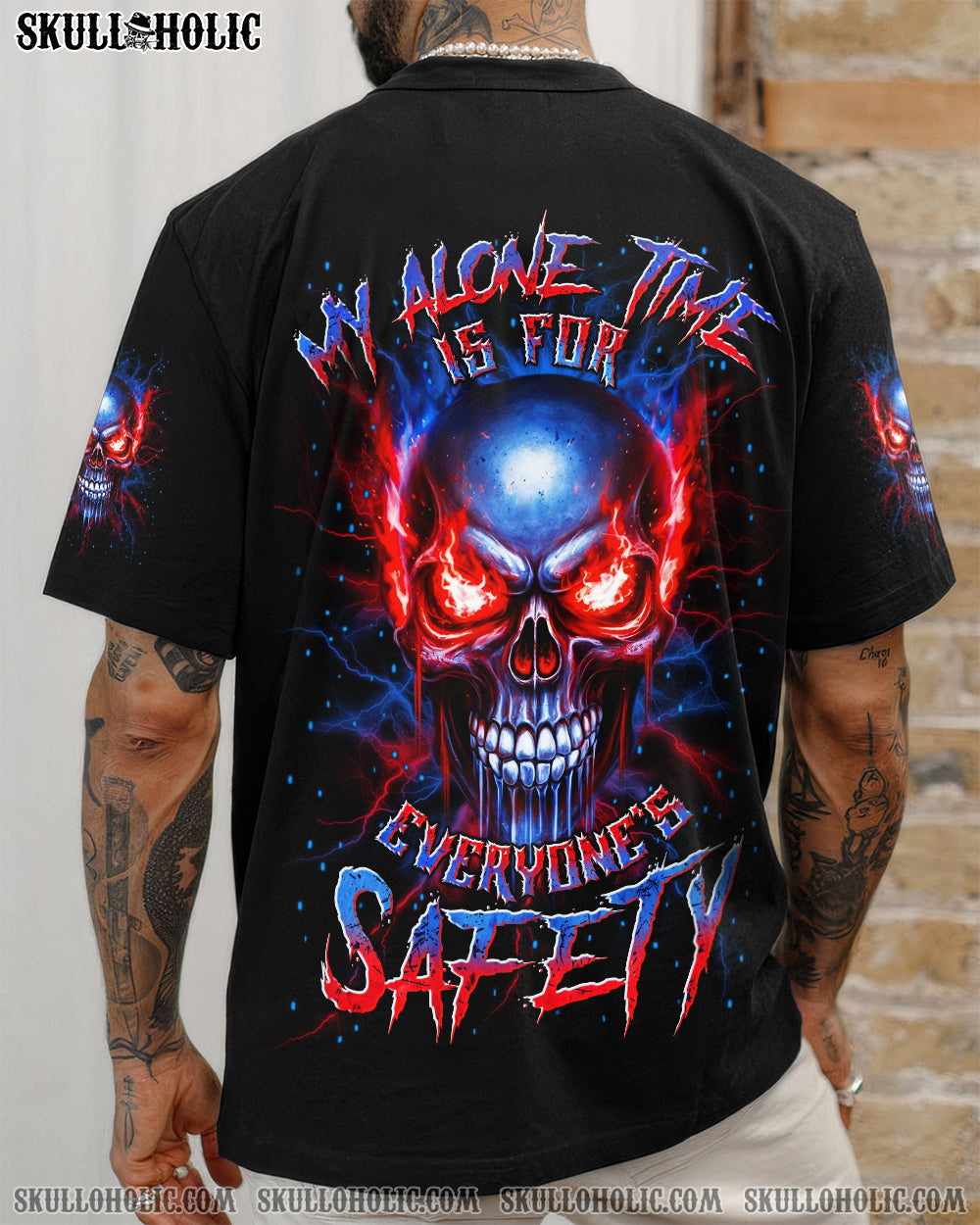 BLISSCORNERS MY ALONE TIME IS FOR EVERYONE'S SAFETY ALL OVER PRINT