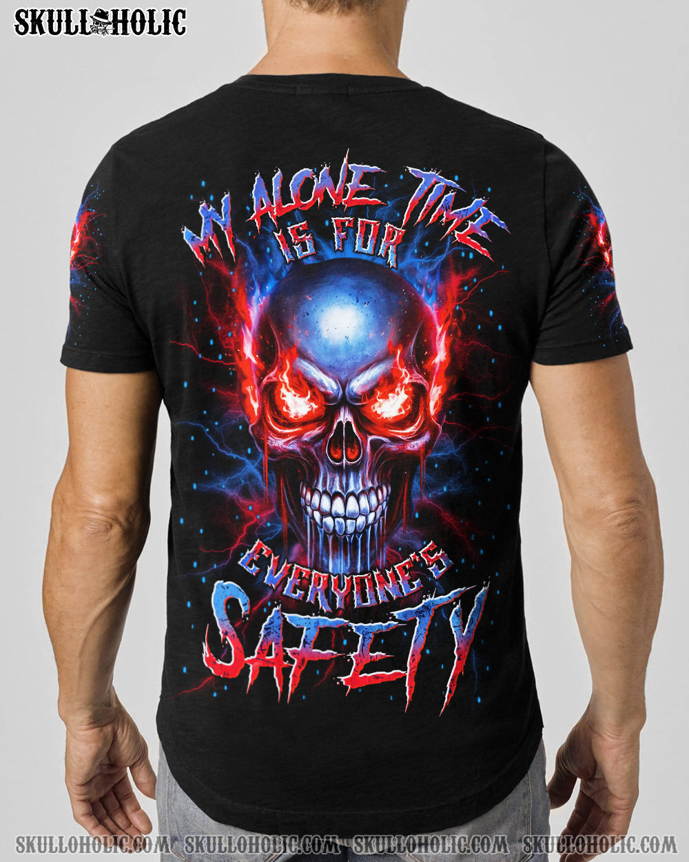 BLISSCORNERS MY ALONE TIME IS FOR EVERYONE'S SAFETY ALL OVER PRINT