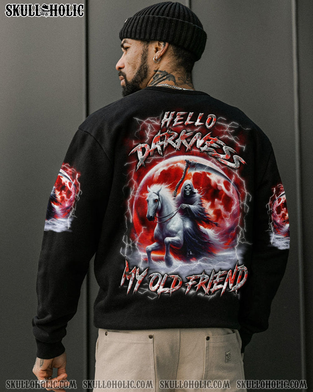 BLISSCORNERS HELLO DARKNESS MY OLD FRIEND ALL OVER PRINT