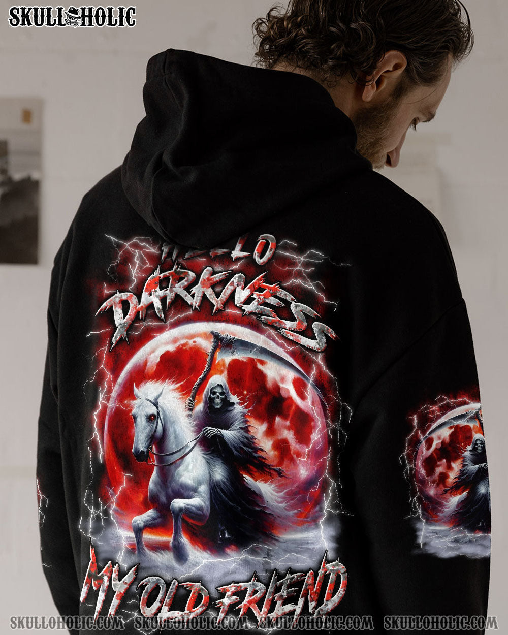 BLISSCORNERS HELLO DARKNESS MY OLD FRIEND ALL OVER PRINT