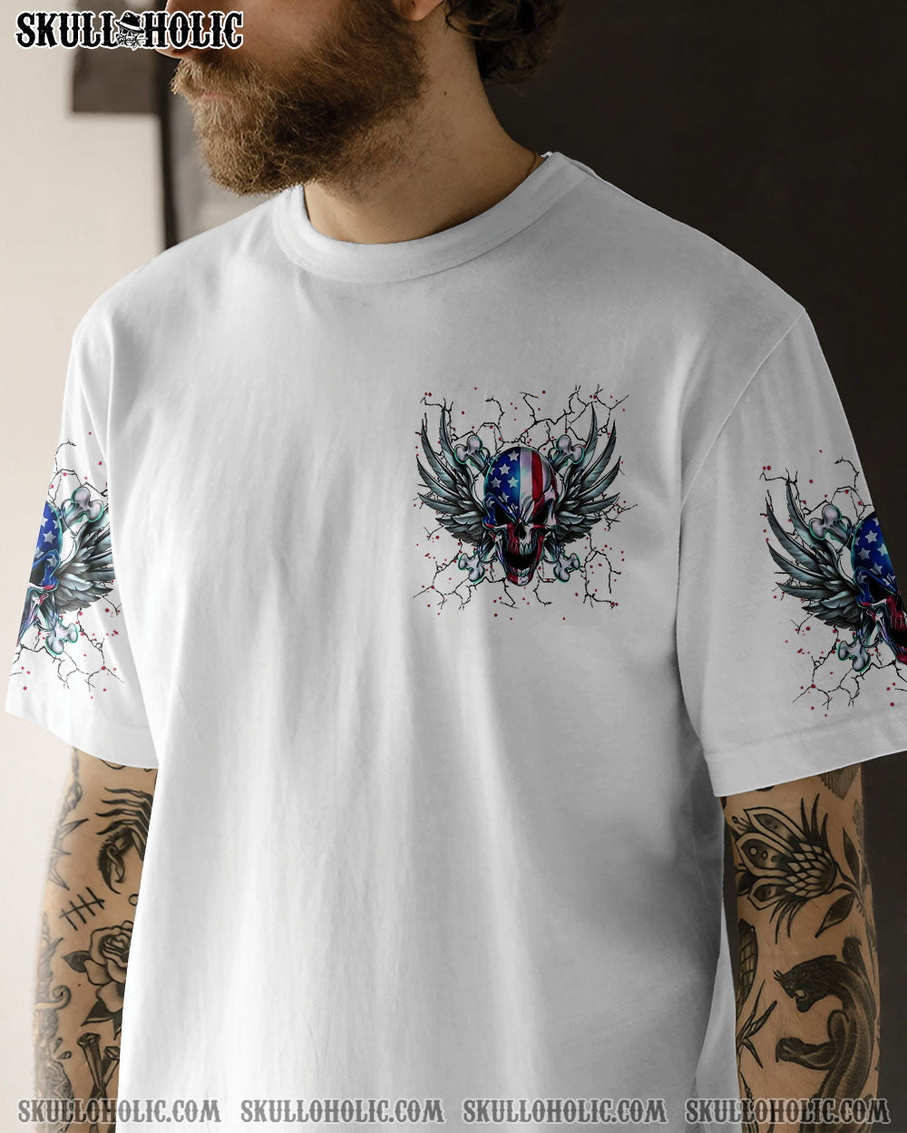 BLISSCORNERS AMERICA LIVE IT LOVE IT OR GET THE HELL OUT ALL OVER PRINT