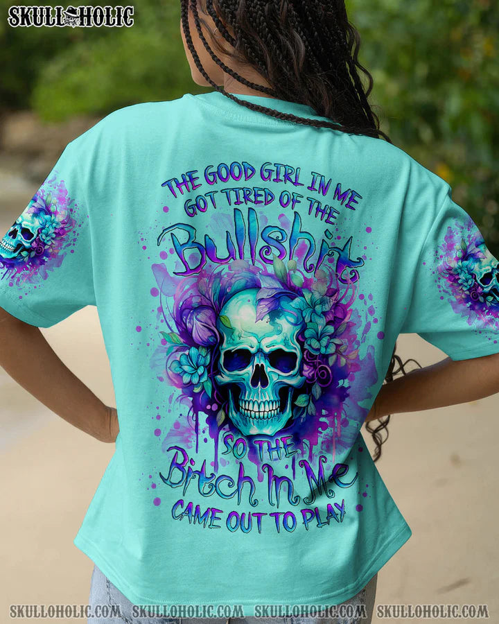 BLISSCORNERS THE GOOD GIRL IN ME ALL OVER PRINT