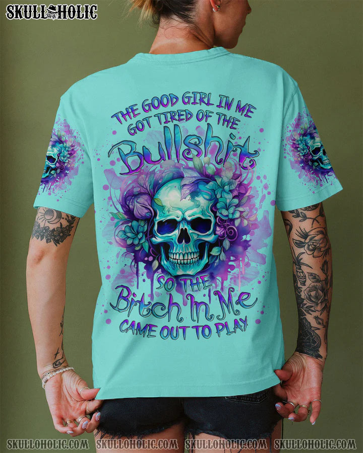 BLISSCORNERS THE GOOD GIRL IN ME ALL OVER PRINT