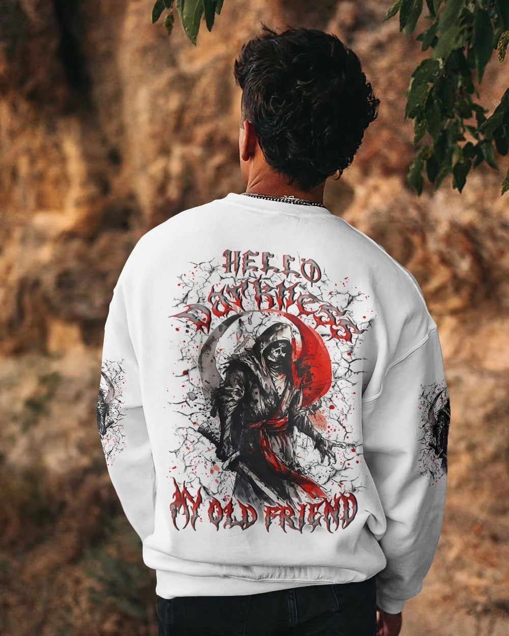 BLISSCORNERS HELLO DARKNESS MY OLD FRIEND ALL OVER PRINT