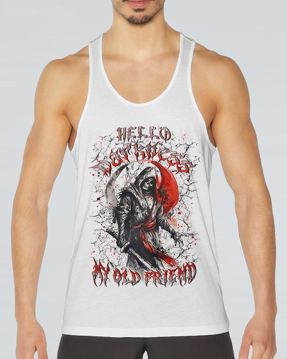 BLISSCORNERS HELLO DARKNESS MY OLD FRIEND ALL OVER PRINT