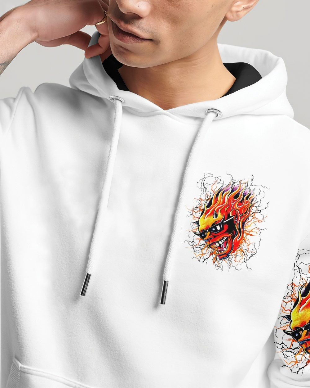 BLISSCORNERS SOMETIMES EVEN THE DEVIL SKULL ALL OVER PRINT
