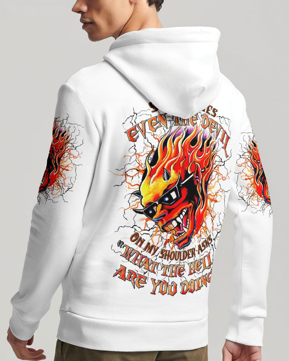 BLISSCORNERS SOMETIMES EVEN THE DEVIL SKULL ALL OVER PRINT