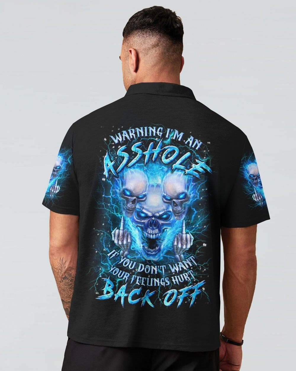 BLISSCORNERS WARNING I'M AN A SKULL ALL OVER PRINT