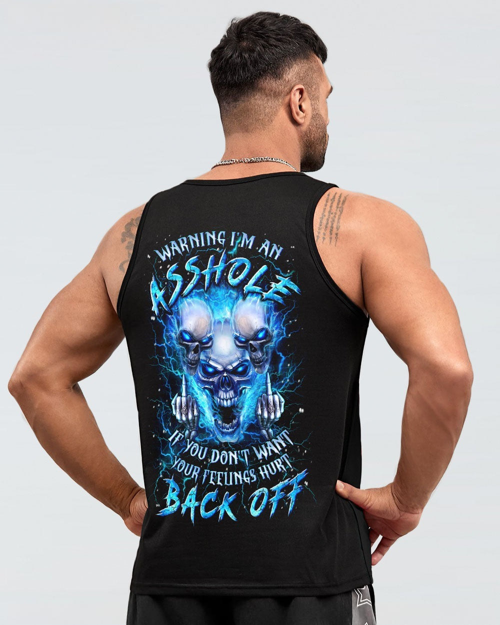 BLISSCORNERS WARNING I'M AN A SKULL ALL OVER PRINT