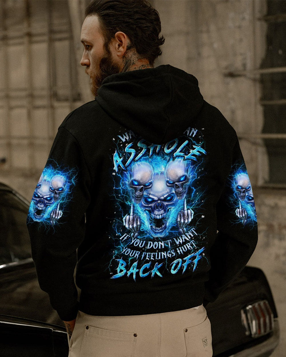 BLISSCORNERS WARNING I'M AN A SKULL ALL OVER PRINT