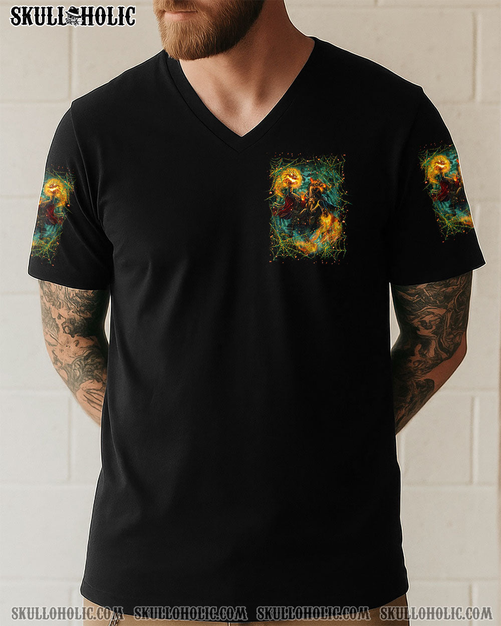 BLISSCORNERS HELLO DARKNESS MY OLD FRIEND HALLOWEEN ALL OVER PRINT