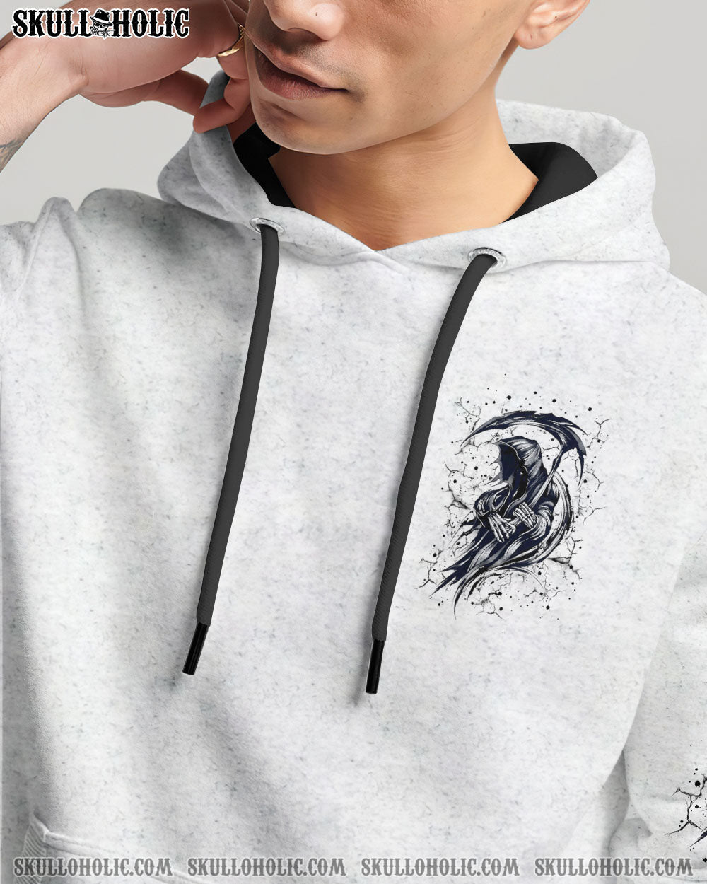BLISSCORNERS HELLO DARKNESS MY OLD FRIEND REAPER ALL OVER PRINT