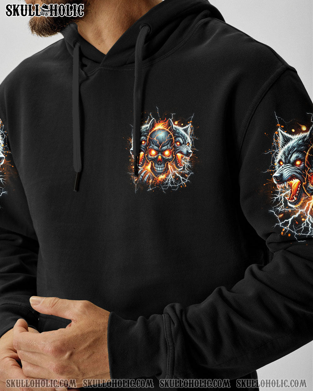 BLISSCORNERS YOUR FIRST MISTAKE WOLF SKULL ALL OVER PRINT