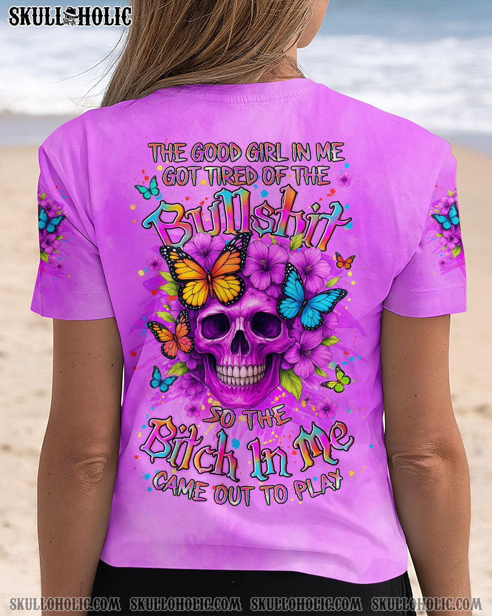BLISSCORNERS THE GOOD GIRL IN ME ALL OVER PRINT