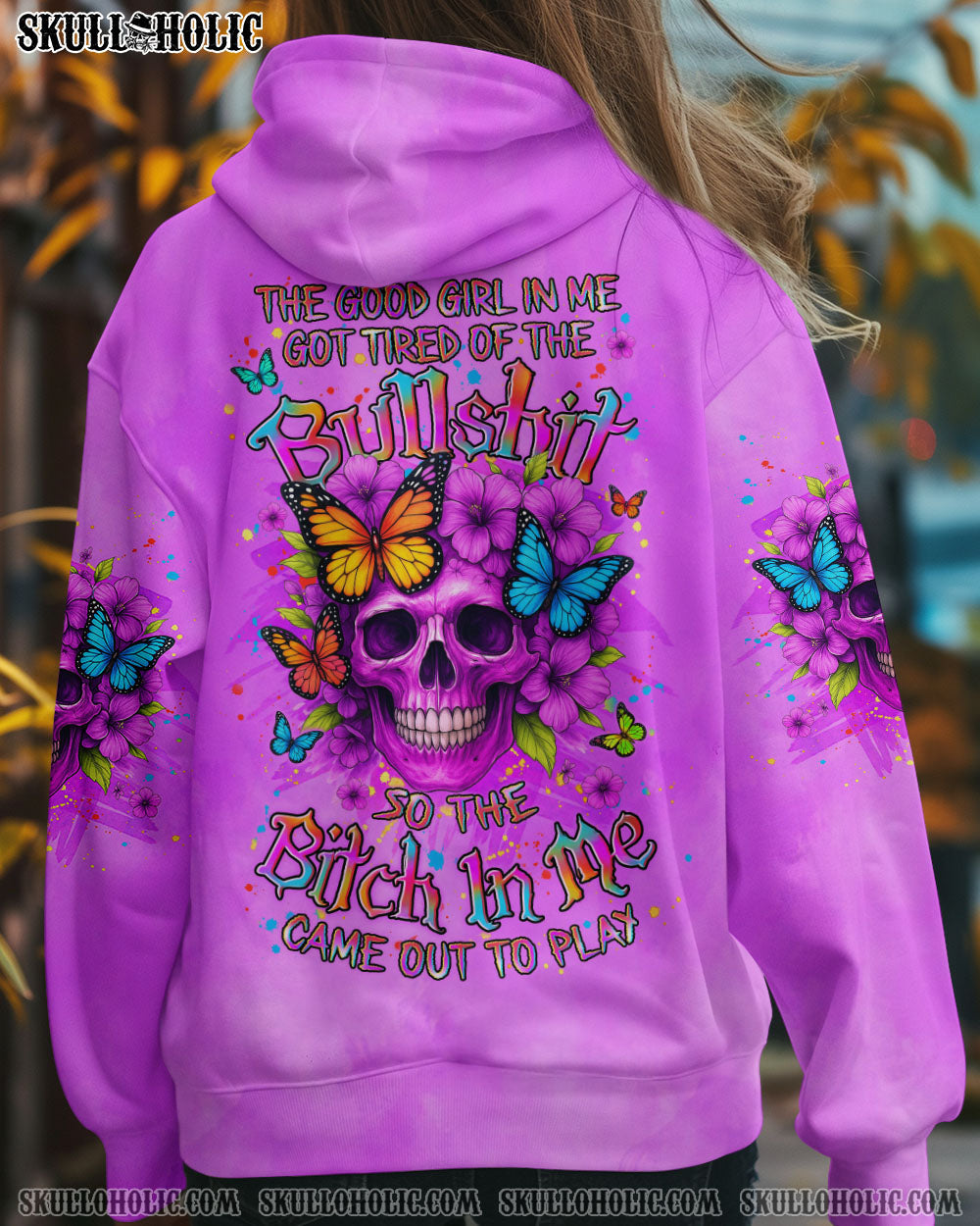 BLISSCORNERS THE GOOD GIRL IN ME ALL OVER PRINT