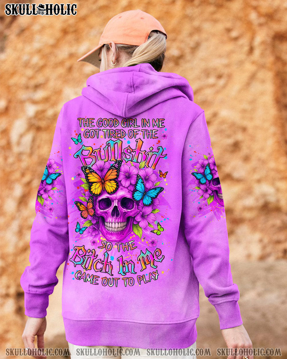 BLISSCORNERS THE GOOD GIRL IN ME ALL OVER PRINT