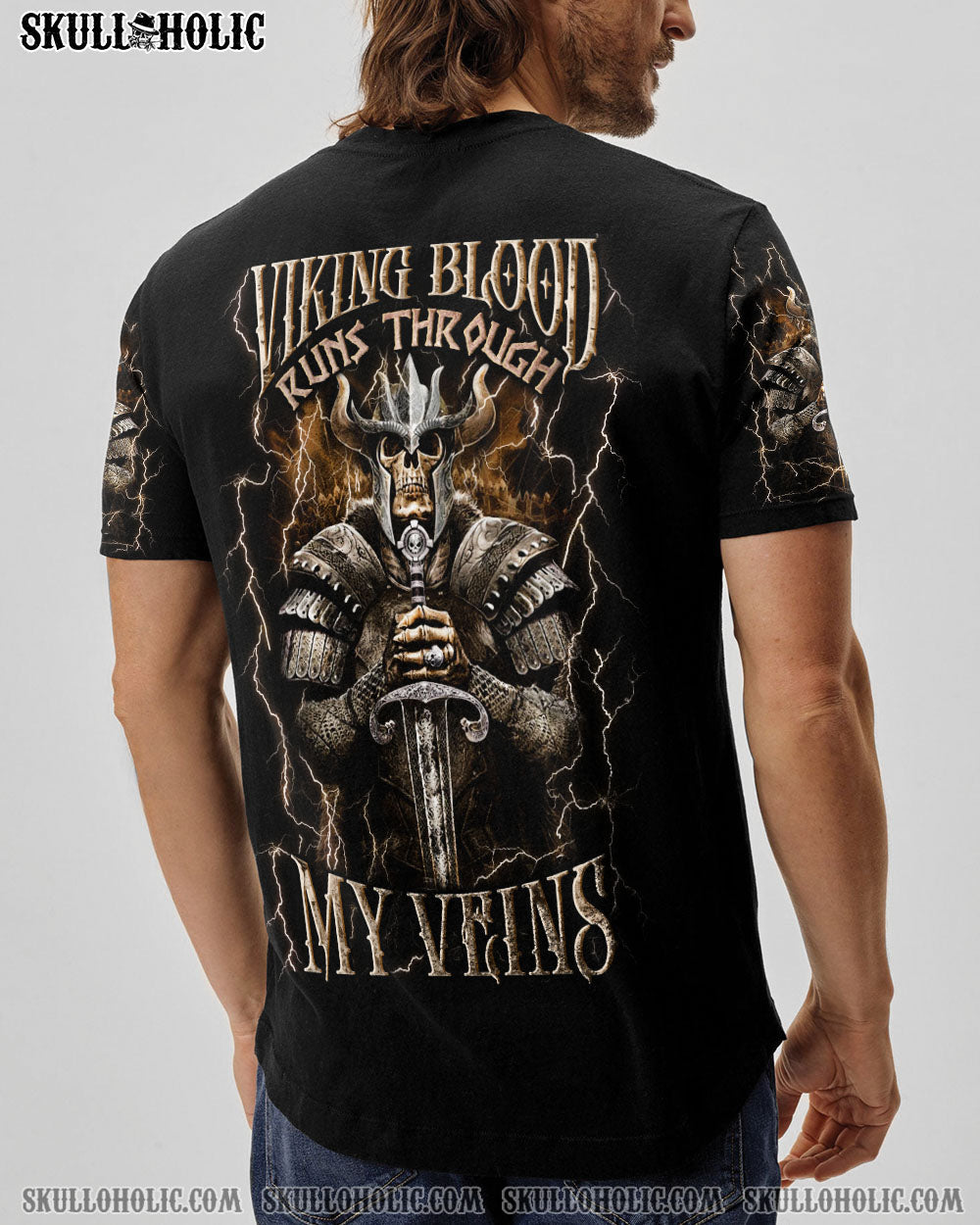 BLISSCORNERS VIKING BLOOD RUNS THROUGH MY VEINS ALL OVER PRINT