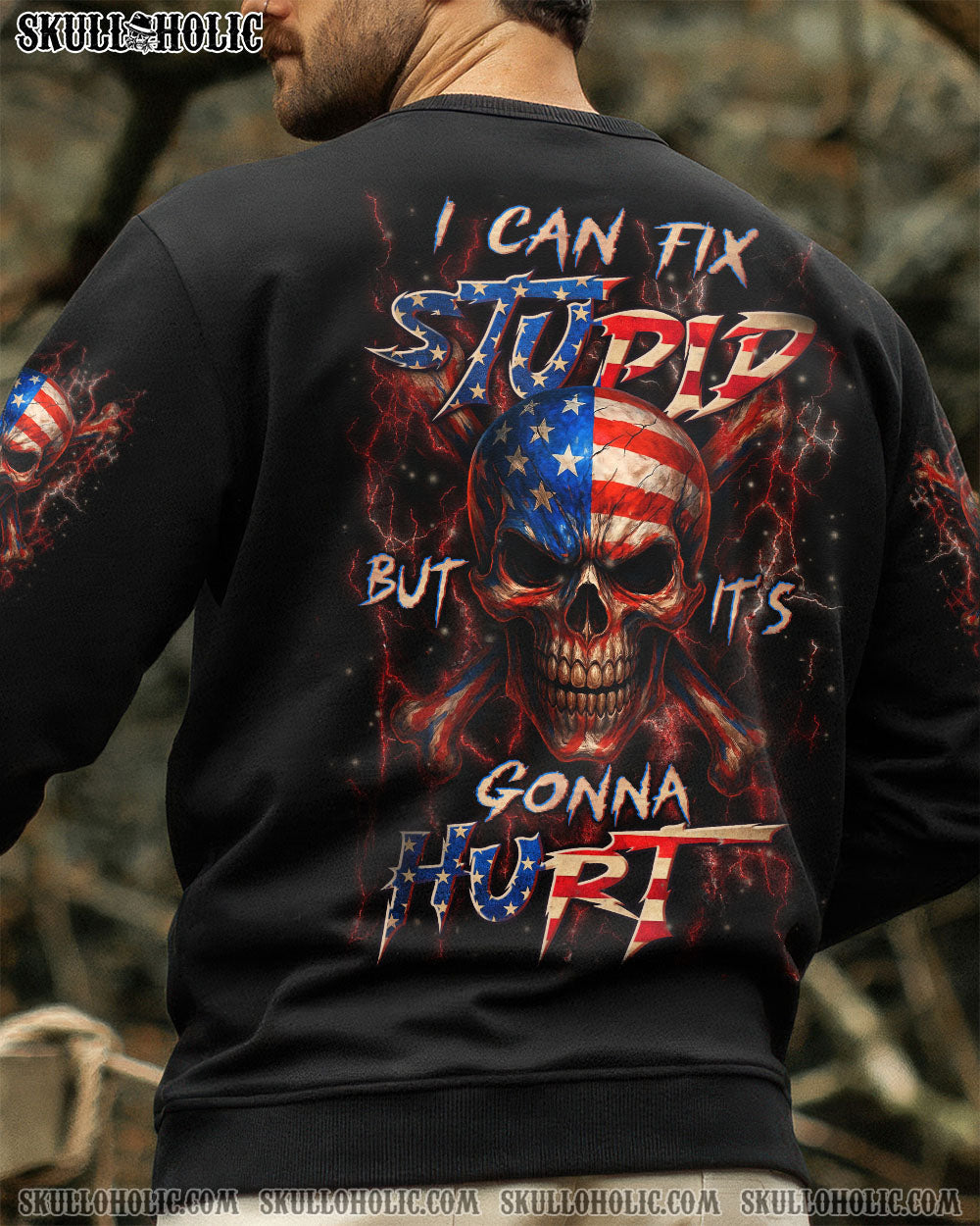 BLISSCORNERS I CAN FIX STUPID BUT IT'S GONNA HURT ALL OVER PRINT